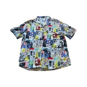 Zara Adults Only Short Sleeve Button Up